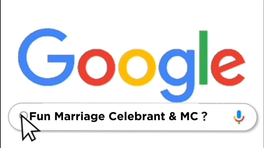 Google Seach 'Fun Marriage Celebrant and MC'